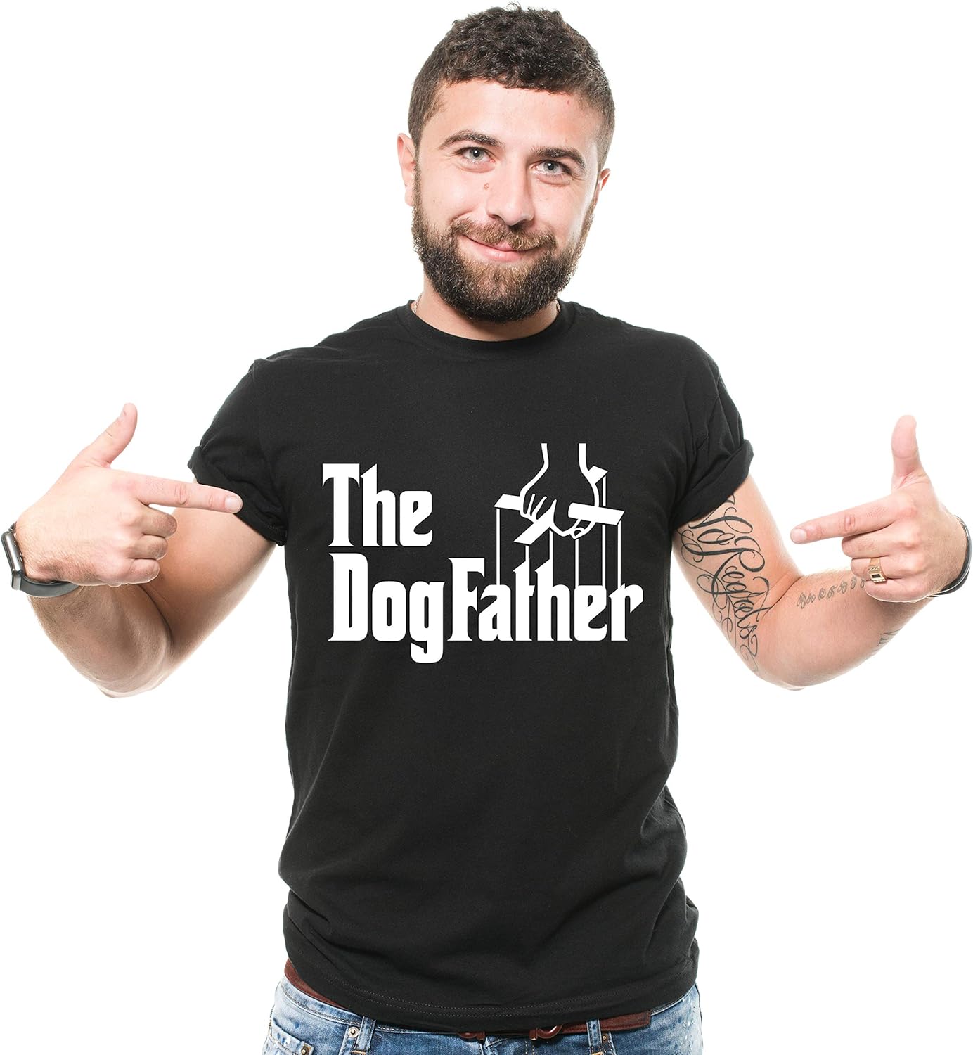Silk Road Tees Dogfather T-Shirt Pet Lover Dog Owner Tee Shirt - Image 5