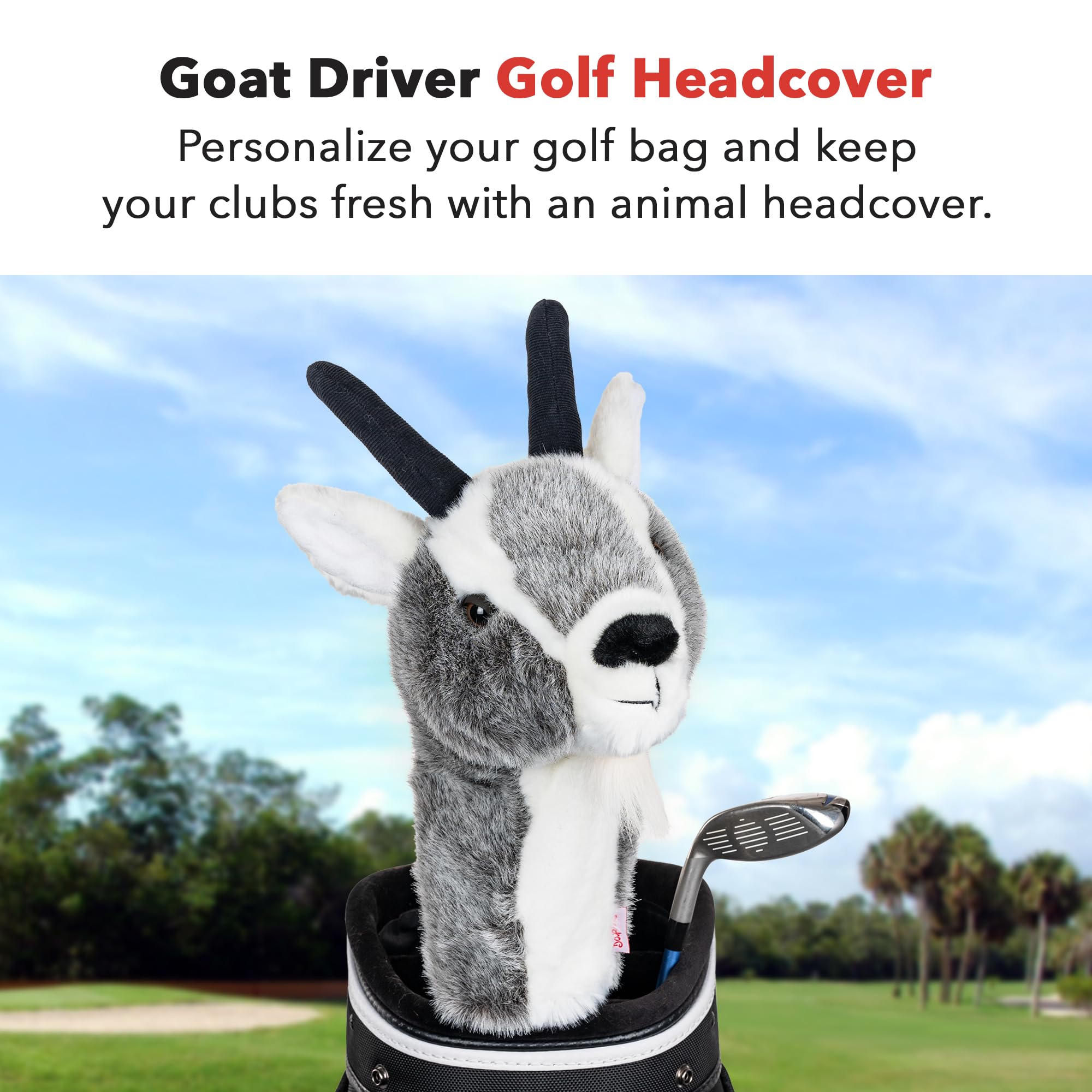 Daphne 's Novelty de cabra funda para Driver de golf
