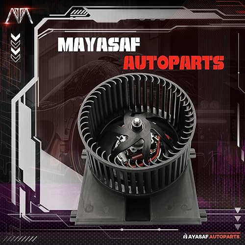 Miniatura 8 de MAYASAF 700158 Conjunto de motor de soplador HVAC apto para VW Beetle/Golf/GTI/Jetta, para Porsche Cayman/Boxster/911. para Audi TT/TT Quattro