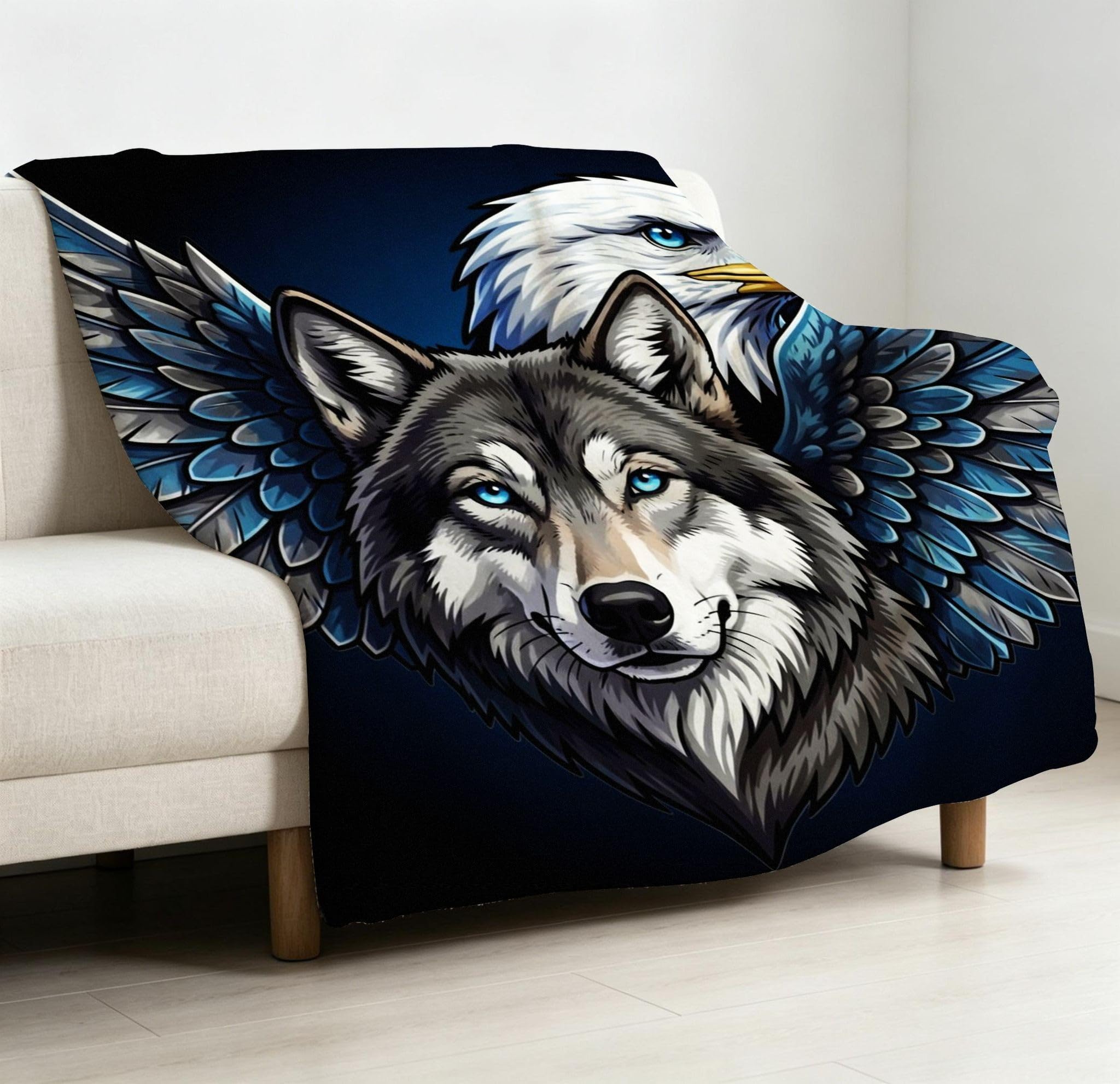 Manta Entretiempo Grande, Cuadro Azul, 220x240 cm, AQ7823