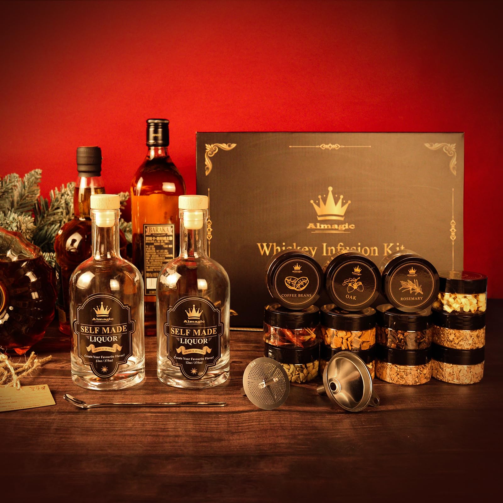 その他 ICE LIQUID Artist Whisky Collection Set Amazon.com: Whiskey Infusion Kit Gift for Men | DIY Whiskey Set to