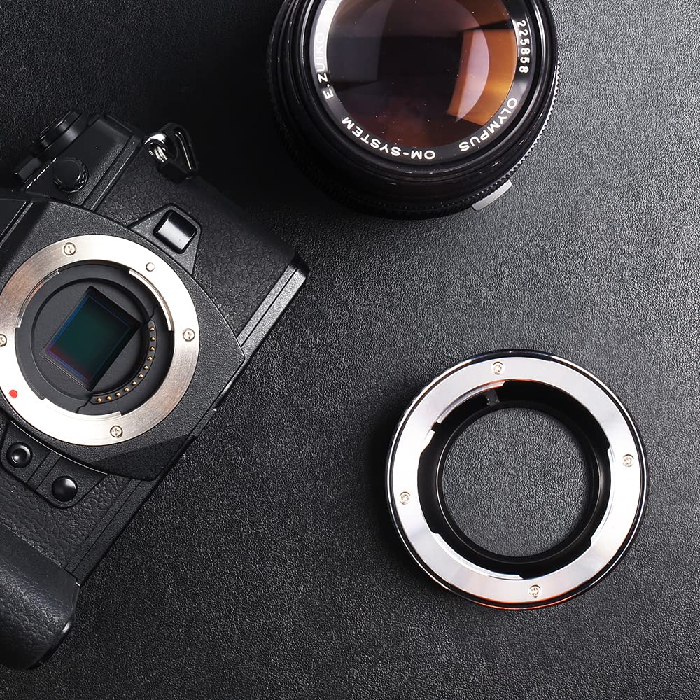 K&F Concept OM-M4 / 3 Adattatore per Obiettivo Anello Adattatore per Obiettivo da Olympus OM a Micro 4/3 Panasonic GF1 GF2 GF3 GF5 GF6 G1 G2 G3 G6 GX1 GX7 GH1 GH2 GH3
