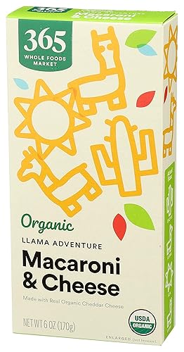 Miniatura 7 de 365 by Whole Foods Market Macarrones y queso orgánicos Llama Adventure Cheddar 6 onzas