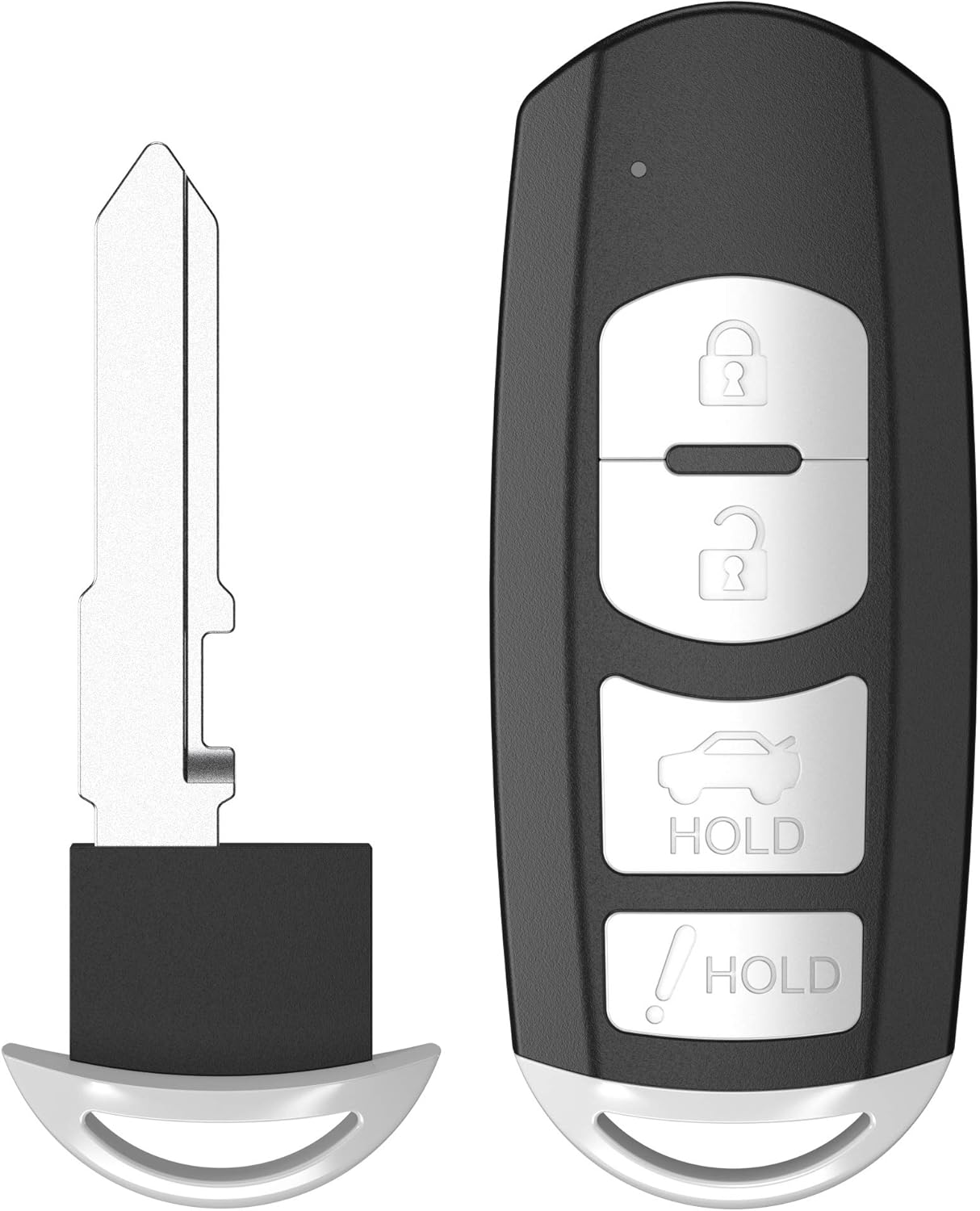 VOFONO Fit for Keyless Entry Remote 4button Car Key Fob