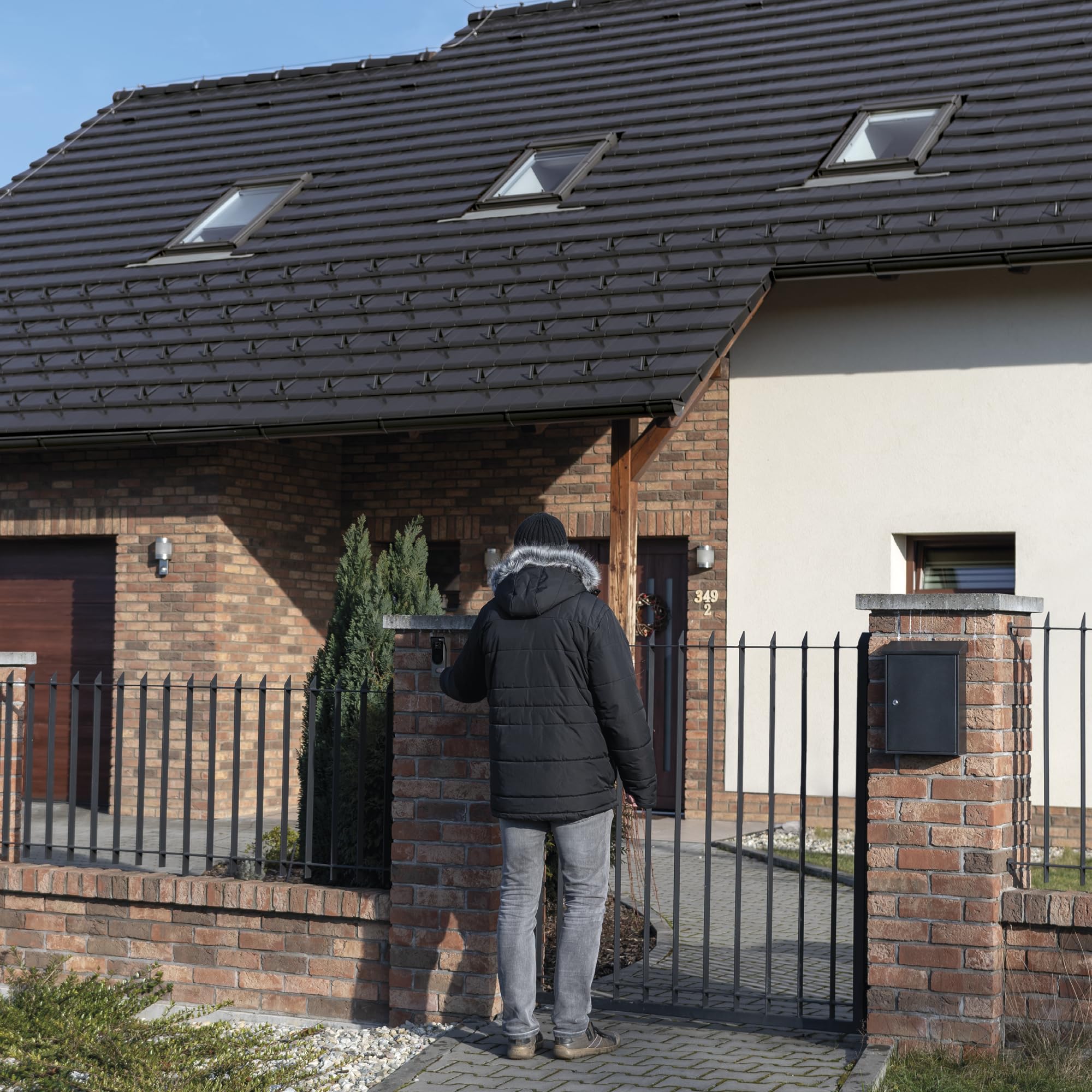EMOS elektrischer Türöffner mit Drehmomentstift, 12 V / 0,5 A Türschloss mit 2 Lagen offen/geschlossen, kompatibel mit EMOS GoSmart Gegensprechanlagen und Videoklingeln
