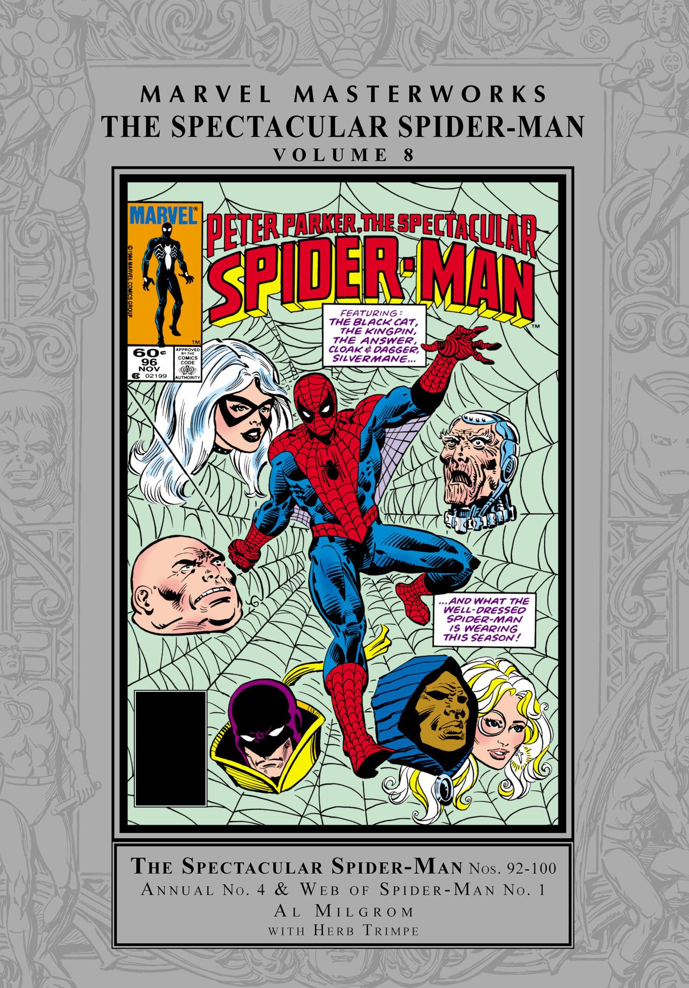 Marvel Masterworks The Spectacular SpiderMan Vol. 8 by Al Milgrom HARDBACK