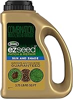 Vista 1 de Scotts EZ Seed Patch & Repair - Mantillo de sol y sombra, semillas de césped, combinación de fertilizantes para puntos desnudos y reparación, 3.75