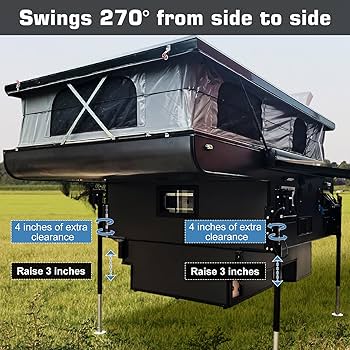 Puzau 55722 Swing Away Brackets, RV Extension Brackets