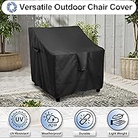 Vista 4 de OutdoorLines Funda Impermeable para Silla de Muebles de Exterior - Fundas para Sillas de Patio y Césped Resistentes a los Rayos UV para Muebles