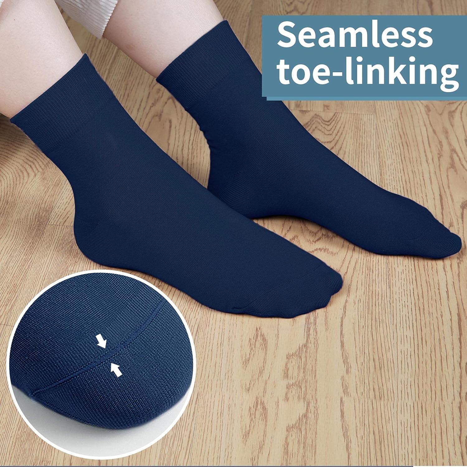 FGZ Women Thin Cotton Socks Soft Cozy Socks Cute Ankle Crew Socks 5 Pairs - Image 5