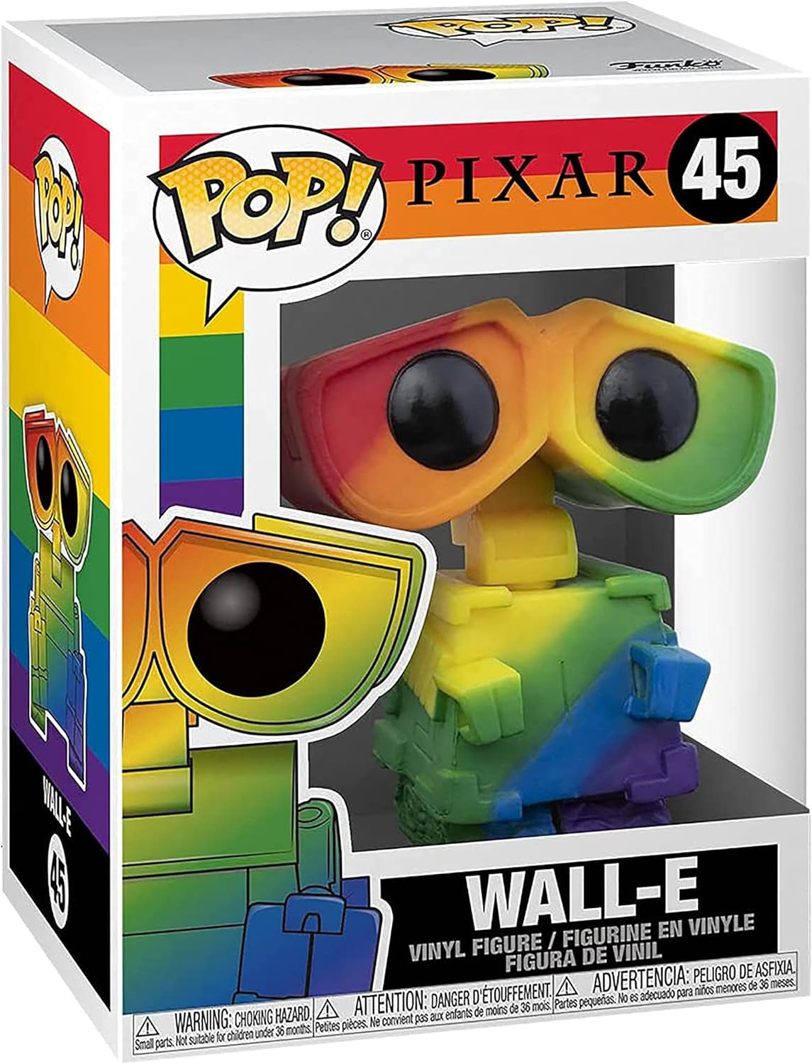 POP Disney: Pride - Wall-E (Rainbow), Multicolor, Standard
