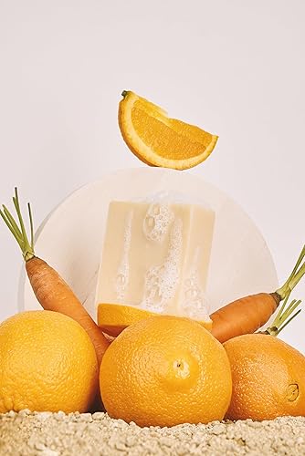 Miniatura 6 de Artemis Touch - Jabón artesanal natural prensado en frío, 5 onzas, Meadow's Therapy (cítricos y zanahorias)