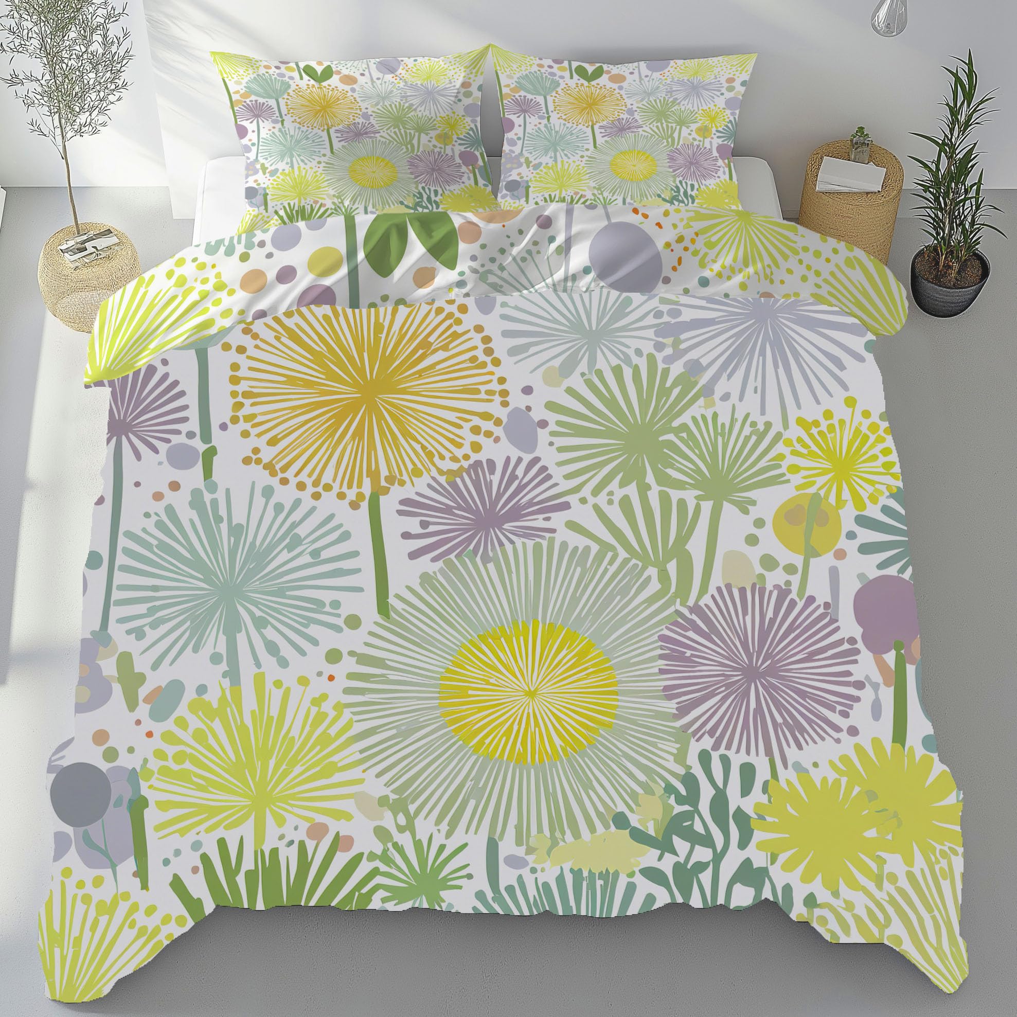 Housse de couette 200x220 fermeture éclair pour enfiler votre couette sans effort