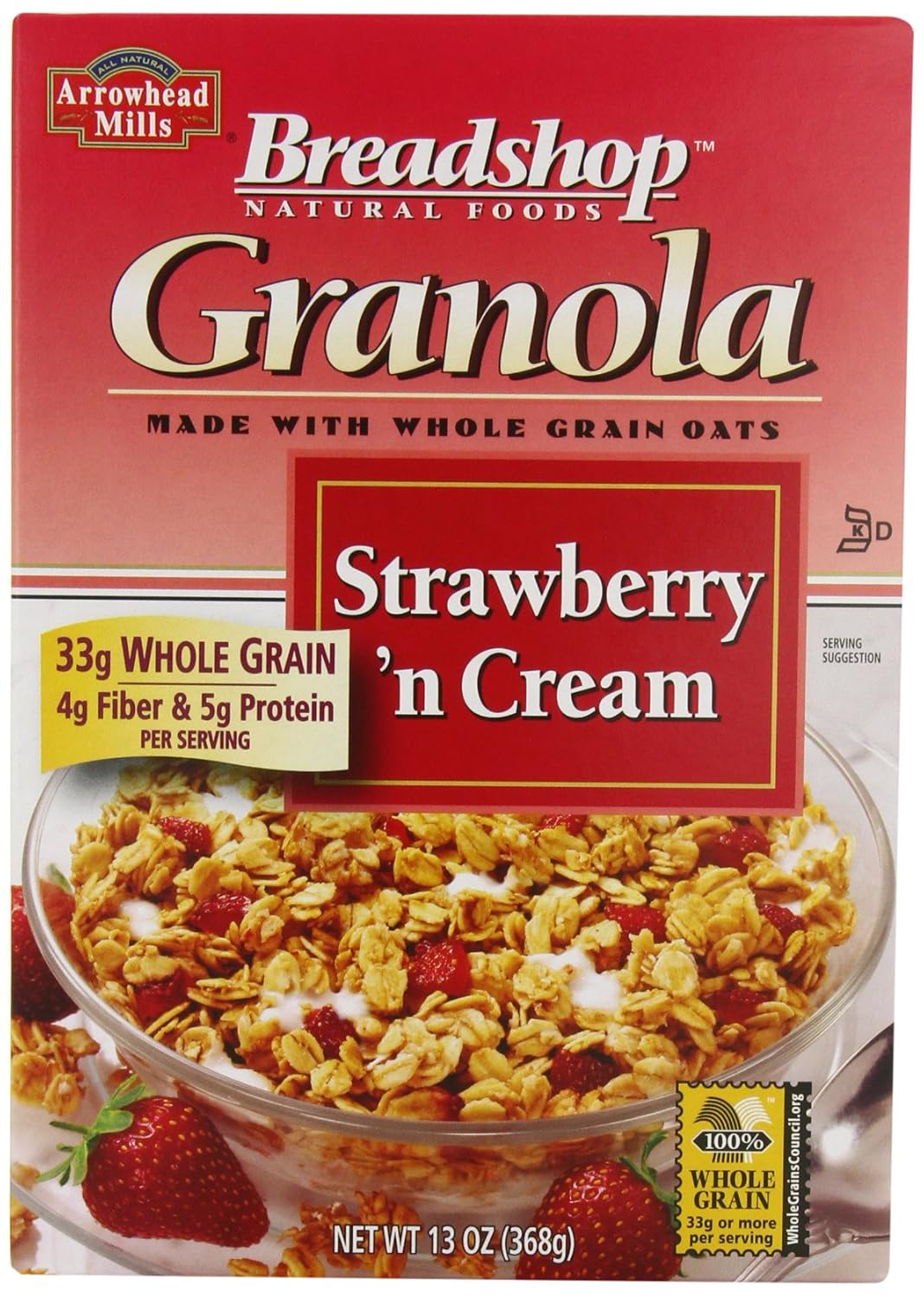Arrowhead Mills Strawberry 'n Cream Granola, 13