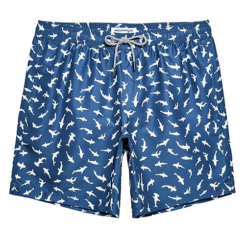 maamgic Mens Slim Fit Swim Shorts Swim Trunks 7 inch