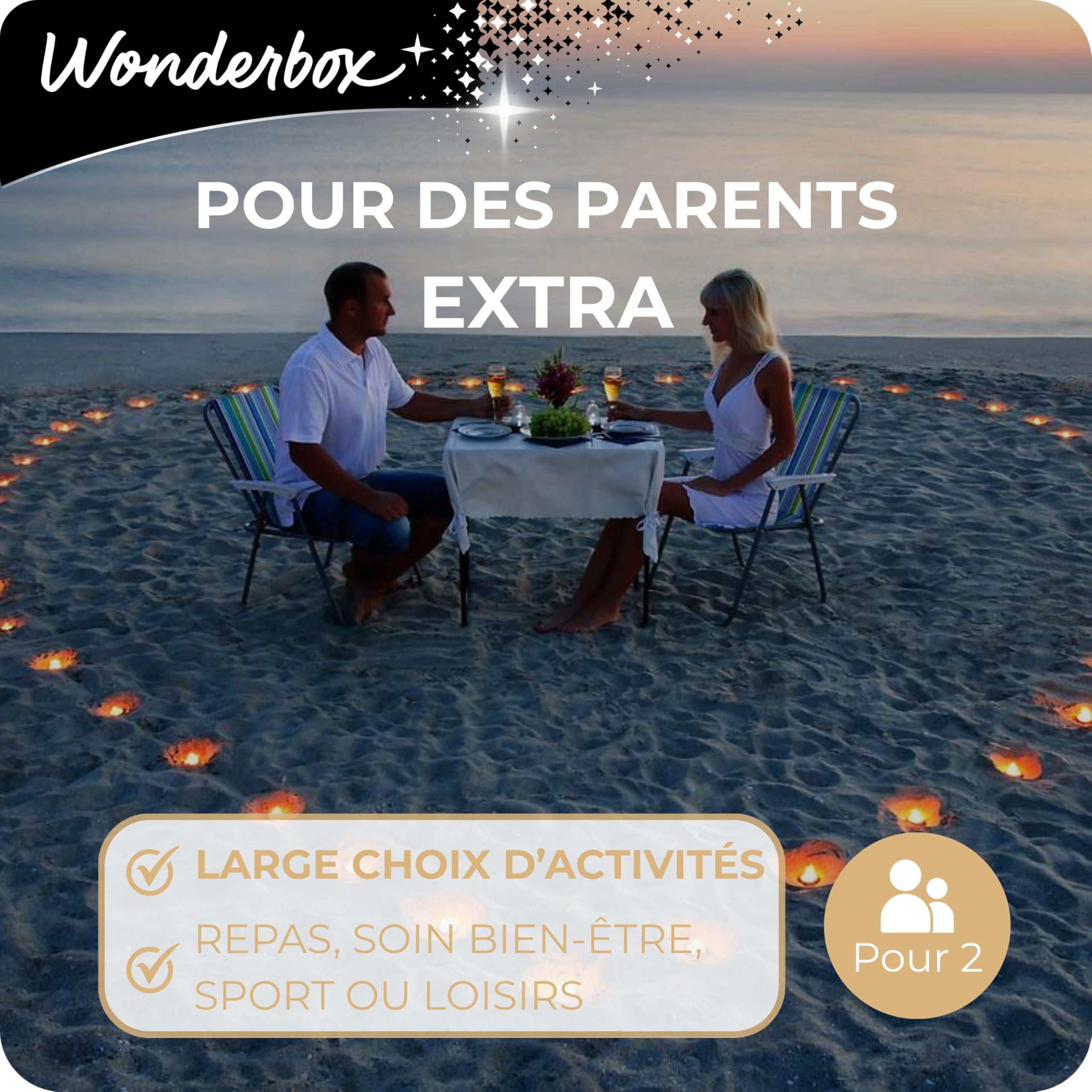 Wonderbox - pour des Parents Extra - Coffret Cadeau - Idée Cadeau Multi Activités