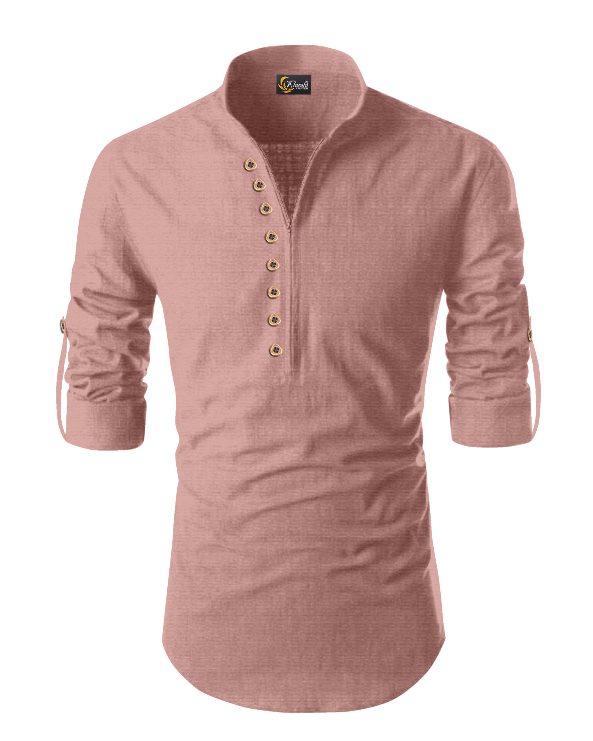 Men's Solid Regular Fit Kurta