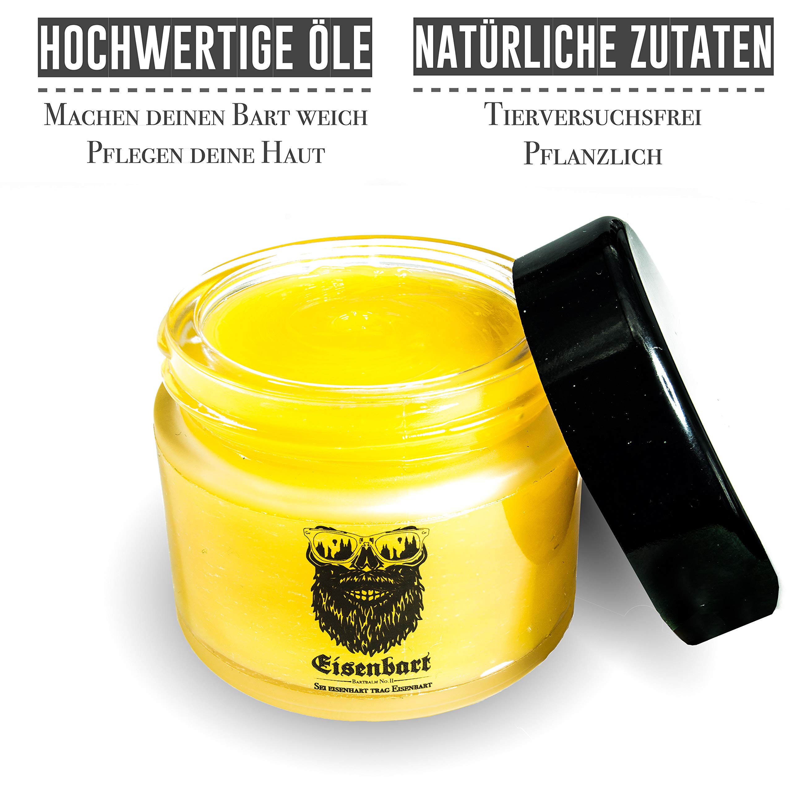 Bálsamo para barba No.II 60 ml Premium para el cuidado de la barba Citrus + Vainilla