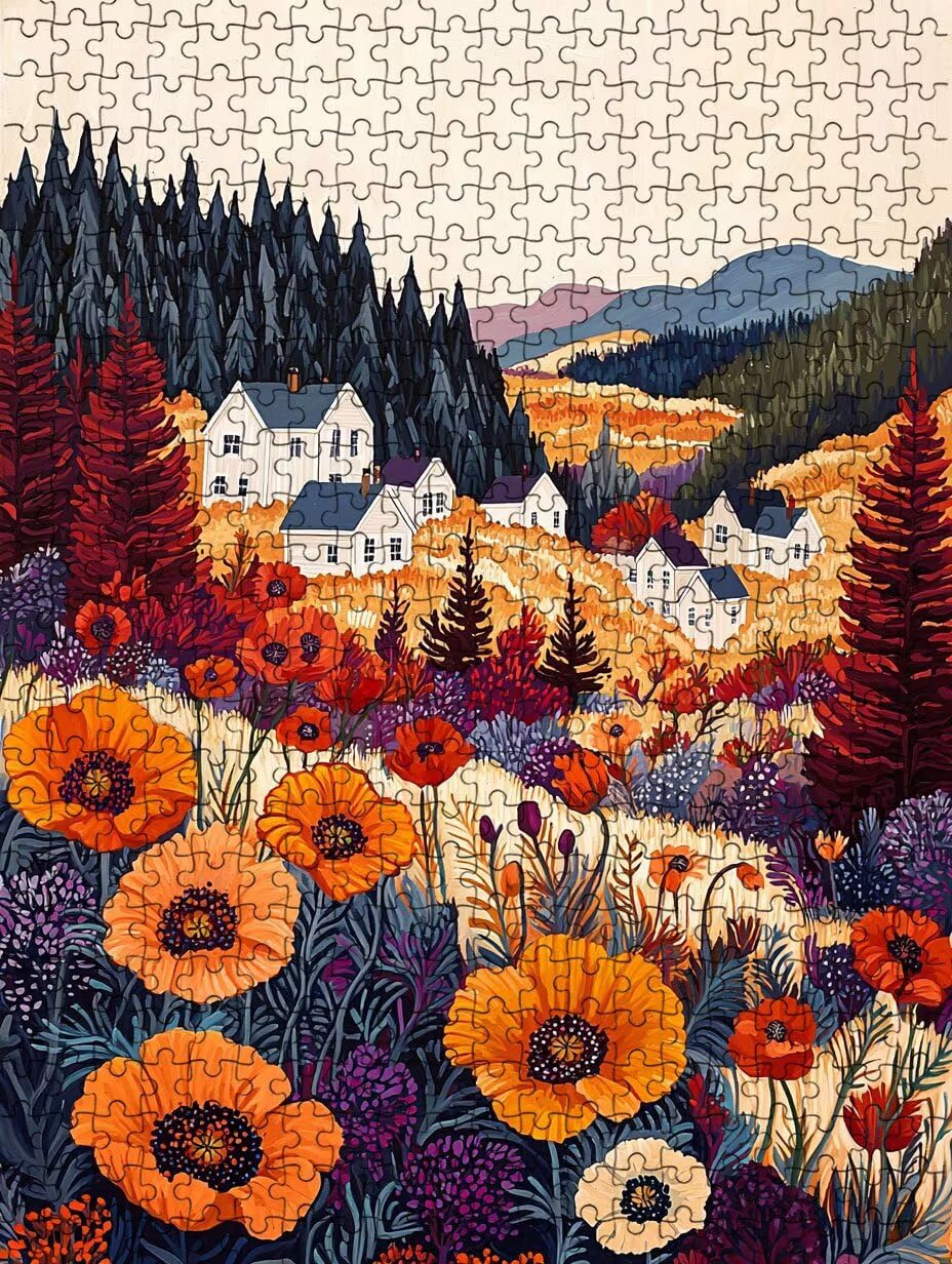 Puzzle 4000 sztuk, budynki mieszkalne w kolorowych puzzlach dla dorosłych 4000, drewniane puzzle, klasyczne gry edukacyjne, niemożliwe wyzwanie, rodzina gier DX0YL1-498