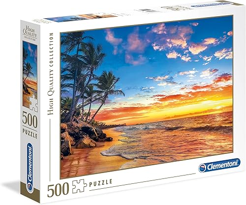 Clementoni - 35058 - Colección Puzzle para Adultos y Niños - Paradise Beach - 500 Piezas