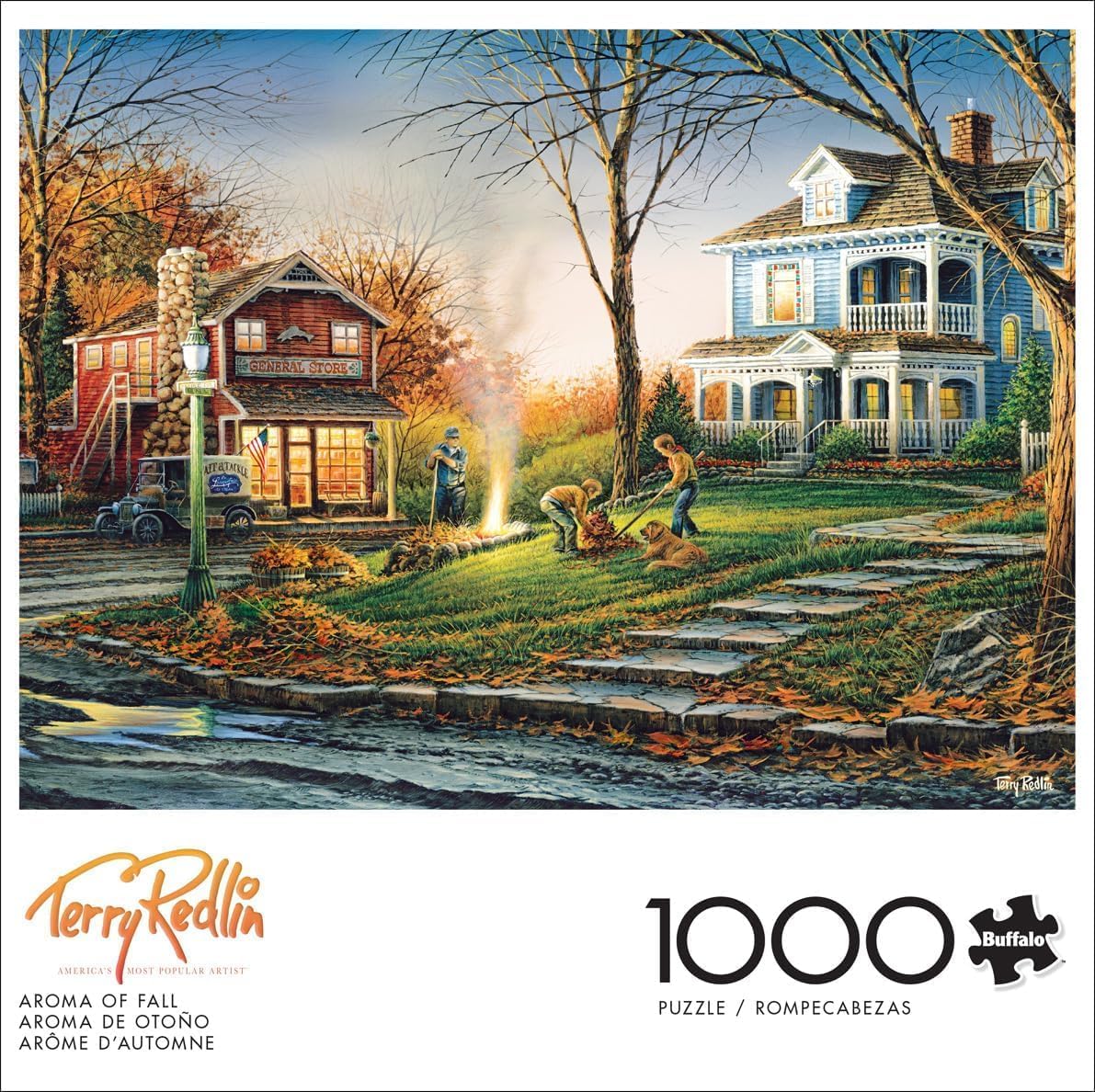 Buffalo Games – Terry Redlin - Aroma of Fall - 1000 Piece Jigsaw Puzzle - Festive Puzzle for Adults – Precision-Cut Pieces, Autumn Artwork and Hours of Relaxing Fun