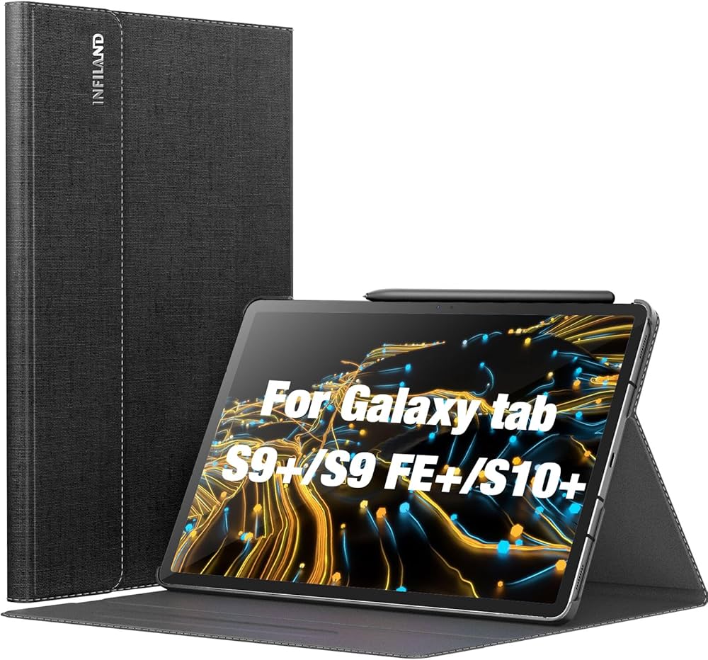 Amazon.com: INFILAND Galaxy Tab S9+ Plus/Tab S9 FE Plus Case