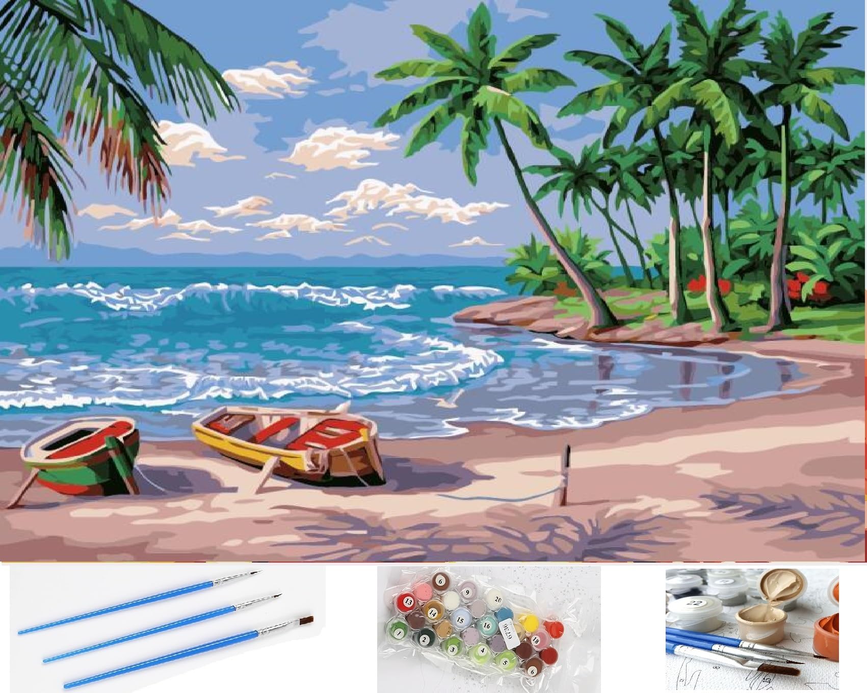 Pintar por números para adultos - Manualidades adultos - Pintar por numeros - Pintura por numeros adultos - Cuadros para pintar por numeros