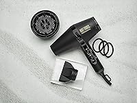 Vista 2 de HOT Tools Pro Artist Black Gold Infrared Ionic Salon Dryer Secado rápido, peinado y resultados suaves (negro)