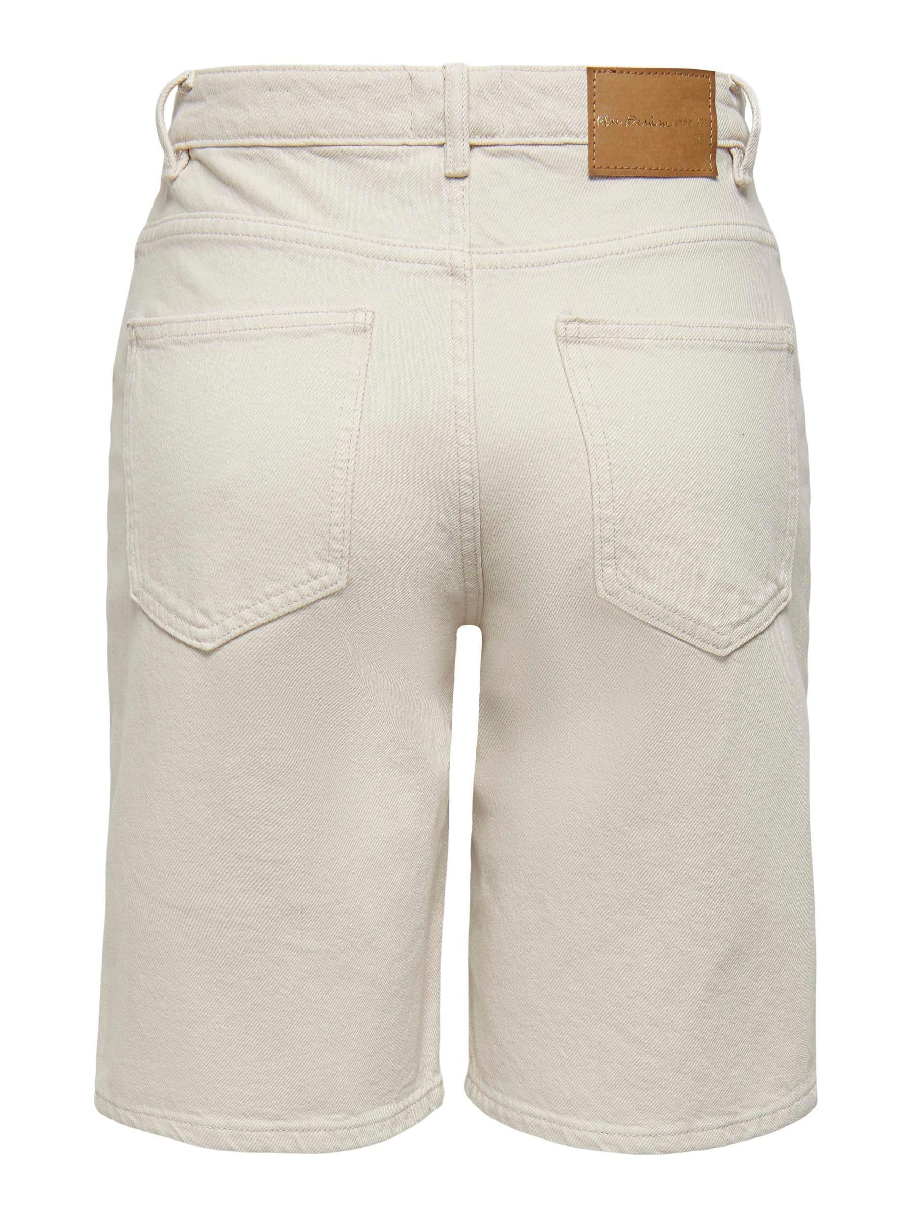 ONLY Shorts de Mujer con Cinco Bolsillos y Cremallera