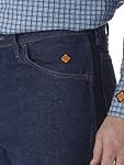 Wrangler Mens Men's Flame Resistant Cool Vantage Relaxed Fit Jean XbigPants