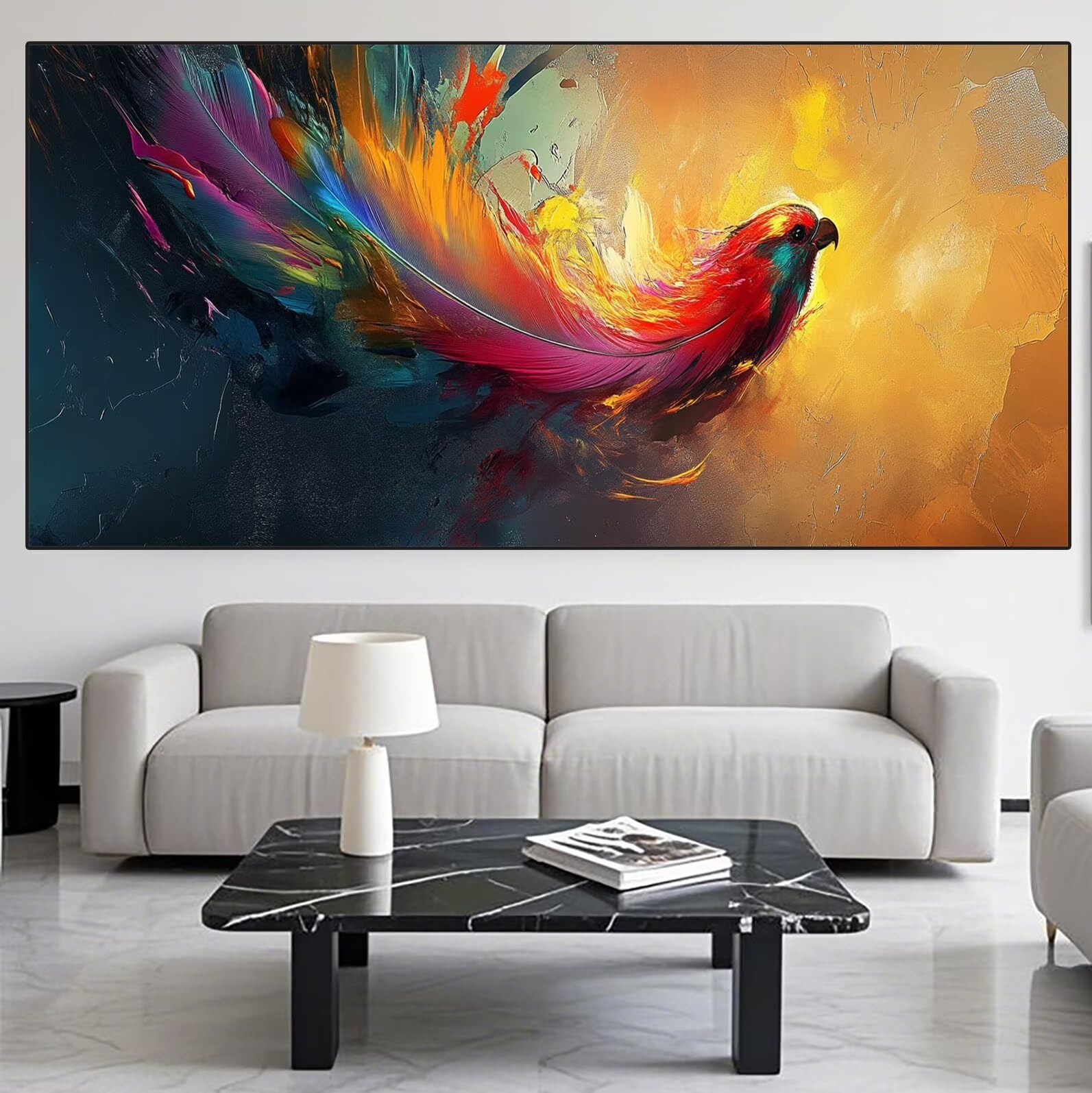 Phoenix Diamond Art Cloud Diamond Painting Arts and Crafts dla dorosłych, zestaw do malowania diamentami 5D, dorosłych, Crysta, haft krzyżykowy, zestaw do haftowania dla początkujących, dekoracja