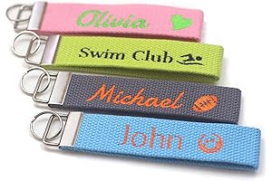 Personalized Wristlet Keychain and Luggage Tag