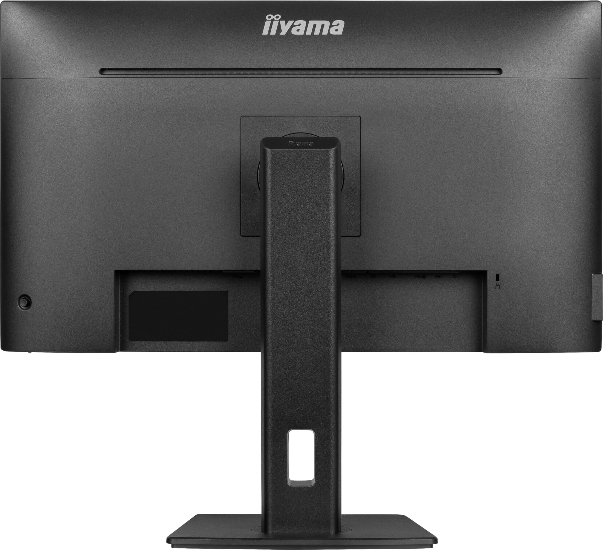 iiyama Ecran Prolite XUB2792UHSU-B6, 27" Ulltra Mince, Dalle IPS, 3840x2160, 4ms, 350cd/m², 1300:1,HDMI, DP, USB-C, USB (3x3.2), Haut-parleurs, réglable en Hauteur + Pivot, TCO