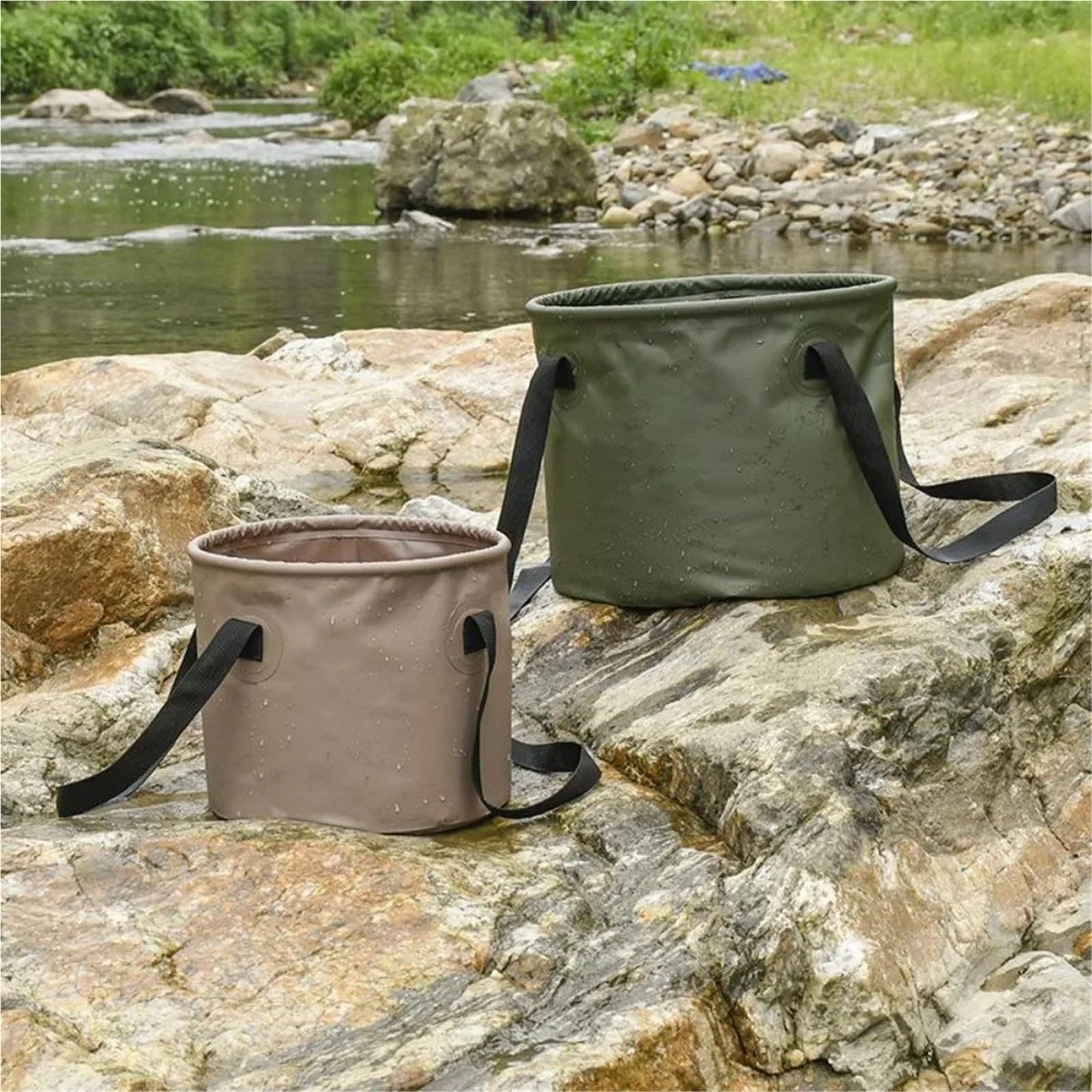 Camping-Klappeimer 5/10/20 l, wasserdicht, faltbar