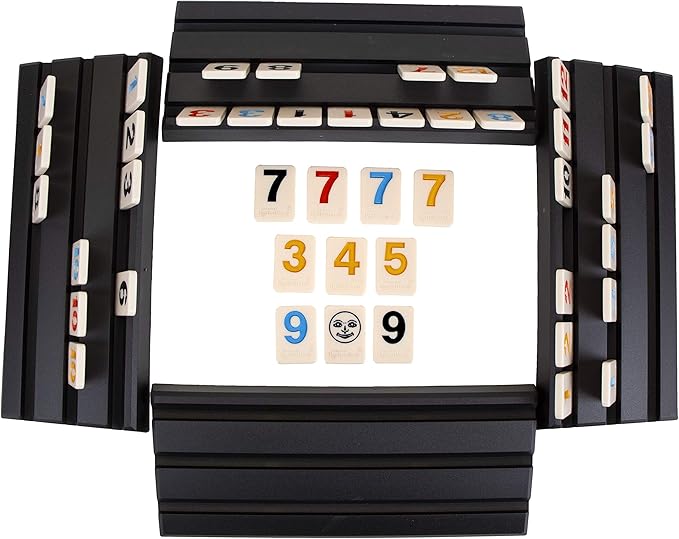 Rummikub Edición Números Grandes Original Pressman Azul 5" miniatura 3