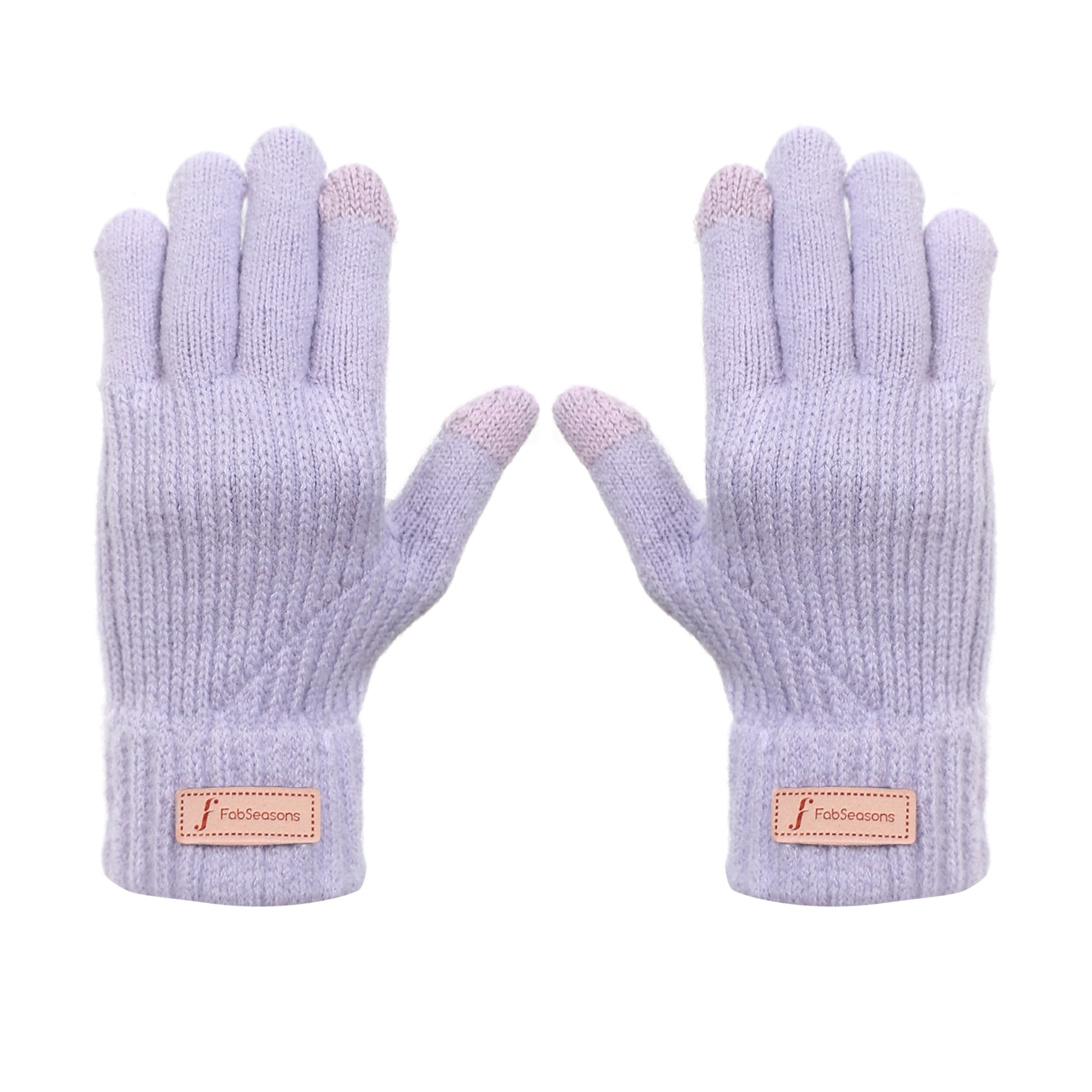Acrylic Woolen Winter Gloves for Women & Girls, fits everyone above 10 years