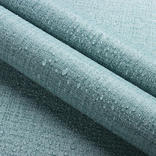 Miniatura 5 de Papel tapiz de color verde azulado para despegar y pegar, papel tapiz autoadhesivo de 17.7 x 393.7 pulgadas, papel tapiz de contacto verde azulado,