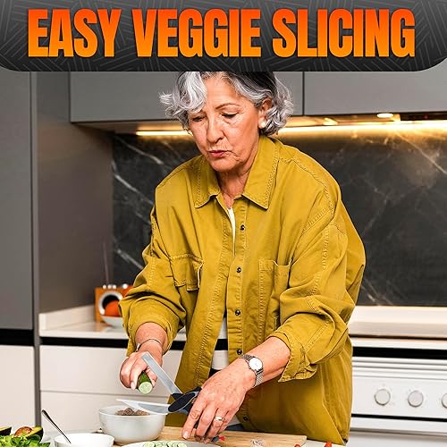 Miniatura 7 de Tijeras de cocina para alimentos tijeras de cocina afiladas de acero inoxidable que se separan, mango cómodo, fáciles de lavar, tijeras de ensalada