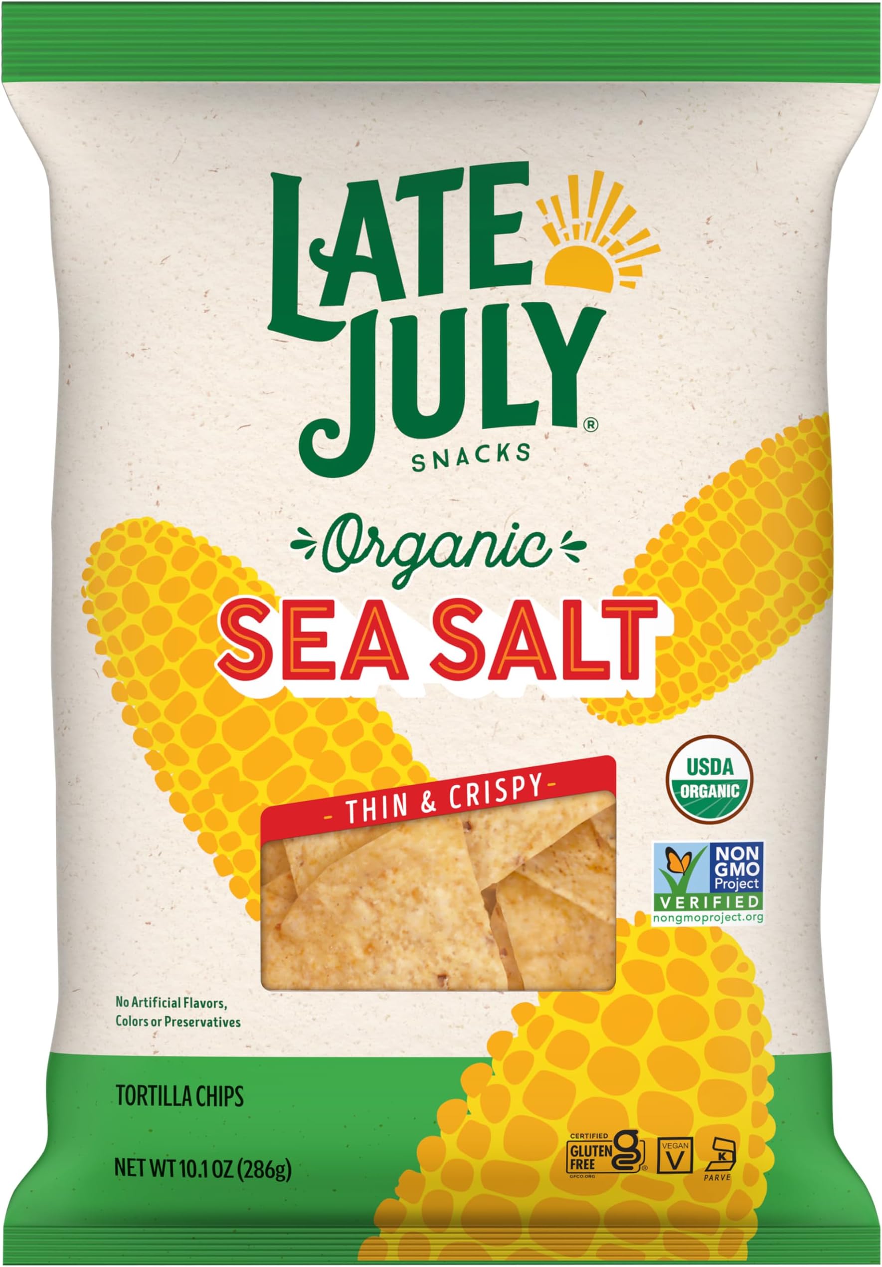 Restaurant Style Sea Salt Tortilla Chips, 10.1 Oz Bag