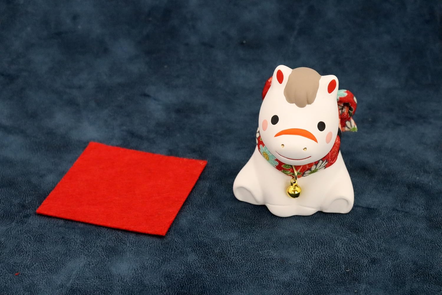 かわいい 馬の置物 白馬 正月飾り 干支 午 福結び 縁結び 開運 2026年 - 画像 (2)