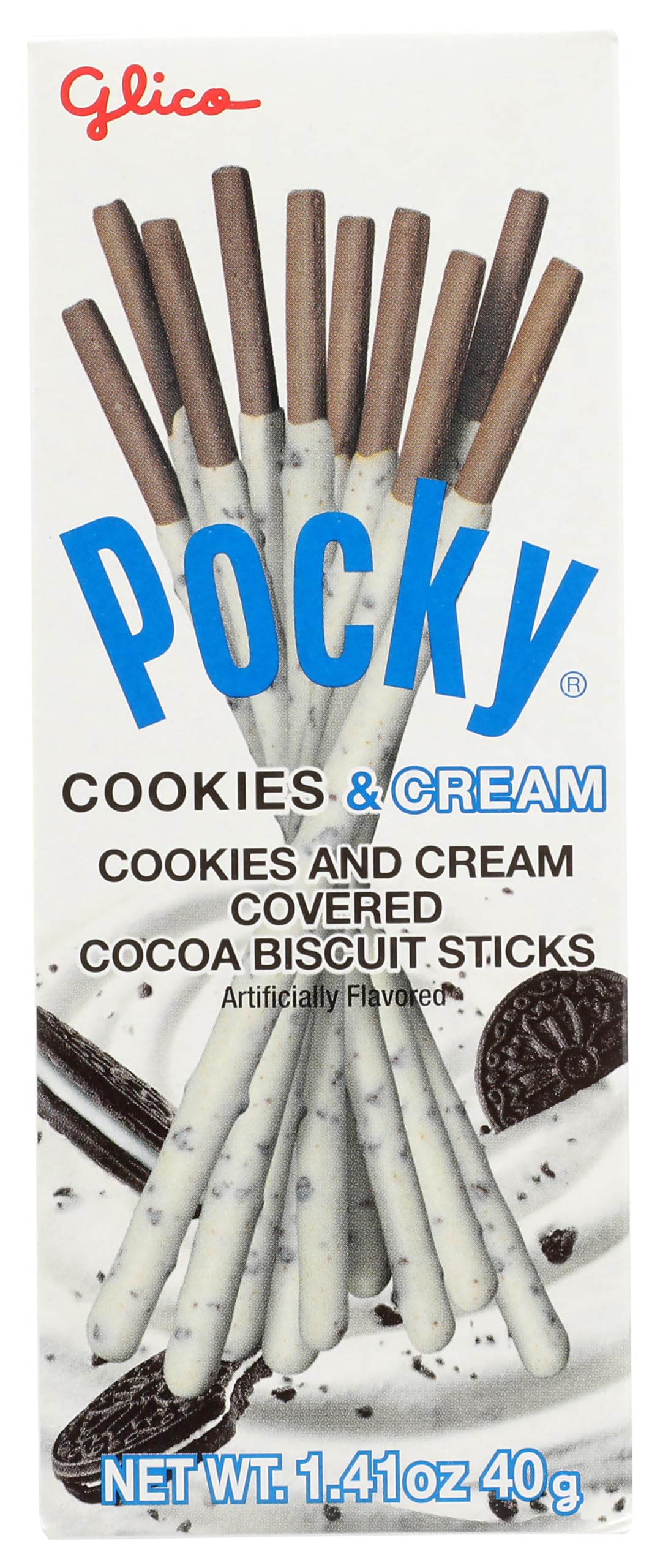 East Wind Glico Pocky Cookies and Cream, 1.41 oz