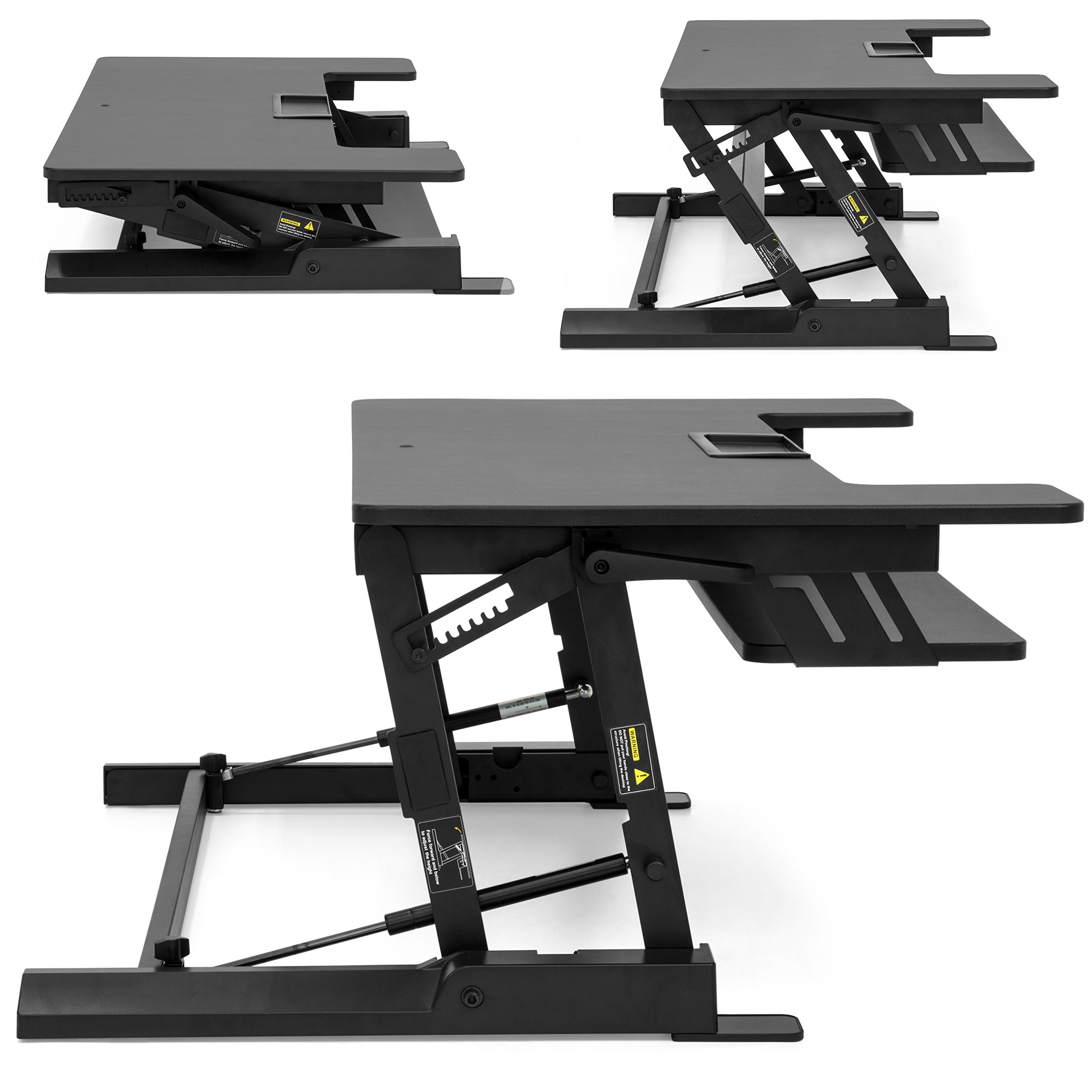 Best Choice Products 36in Standing Desk, Height Adjustable 2Tier Desk