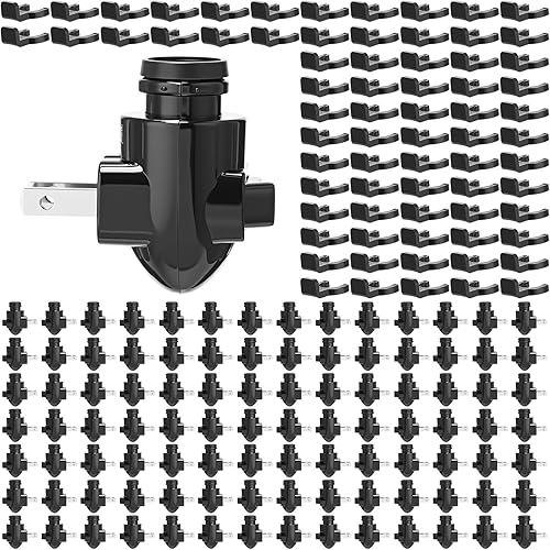 Miniatura 12 de Tuanse 50 juegos de módulo de luz nocturna enchufable, base de luz nocturna con clip de montaje de pantalla, luces de plástico con base giratoria
