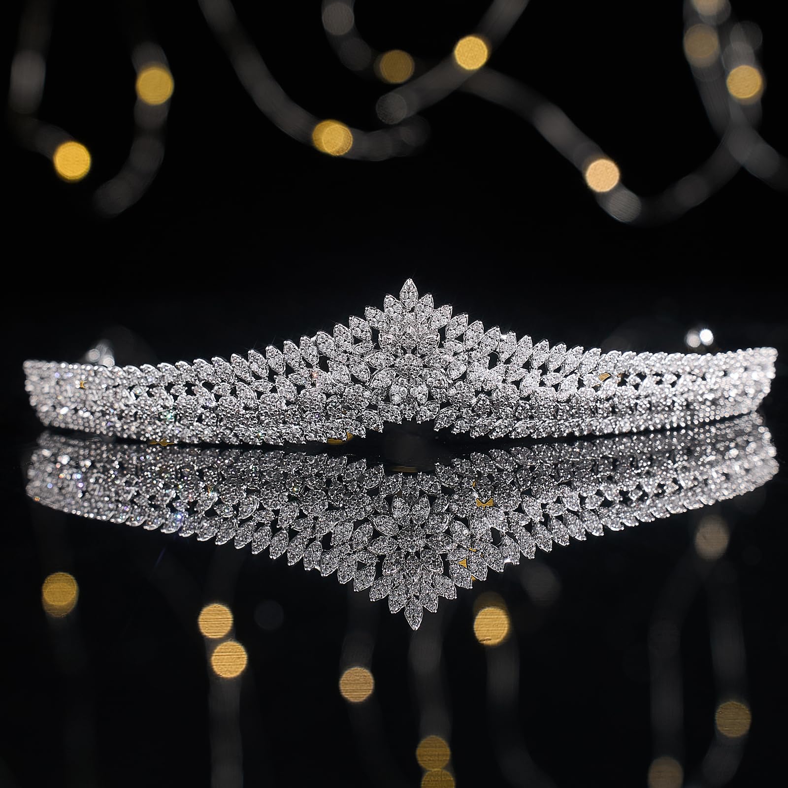 Tiaras de boda con circonita cúbica para novia, pequeñas y dulces de 16 cumpleaños, graduación, reina, coronas, concursos, coronas para 15 años, quinceañeras 2023, accesorios para el cabello de plata