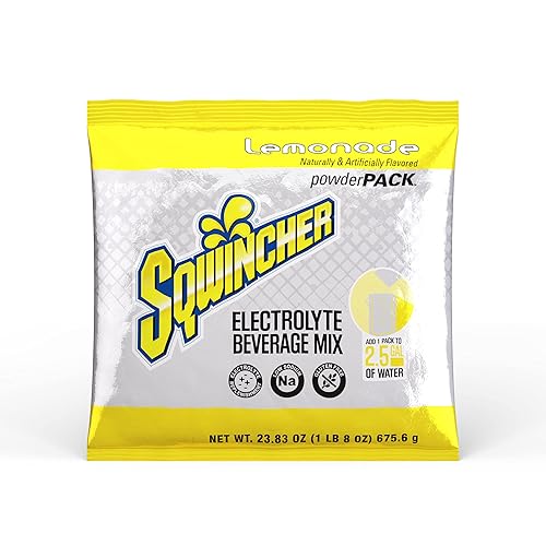 Mezcla de bebida Sqwincher de reposición de electrolitos, concentrado en polvo, Limonada, 32