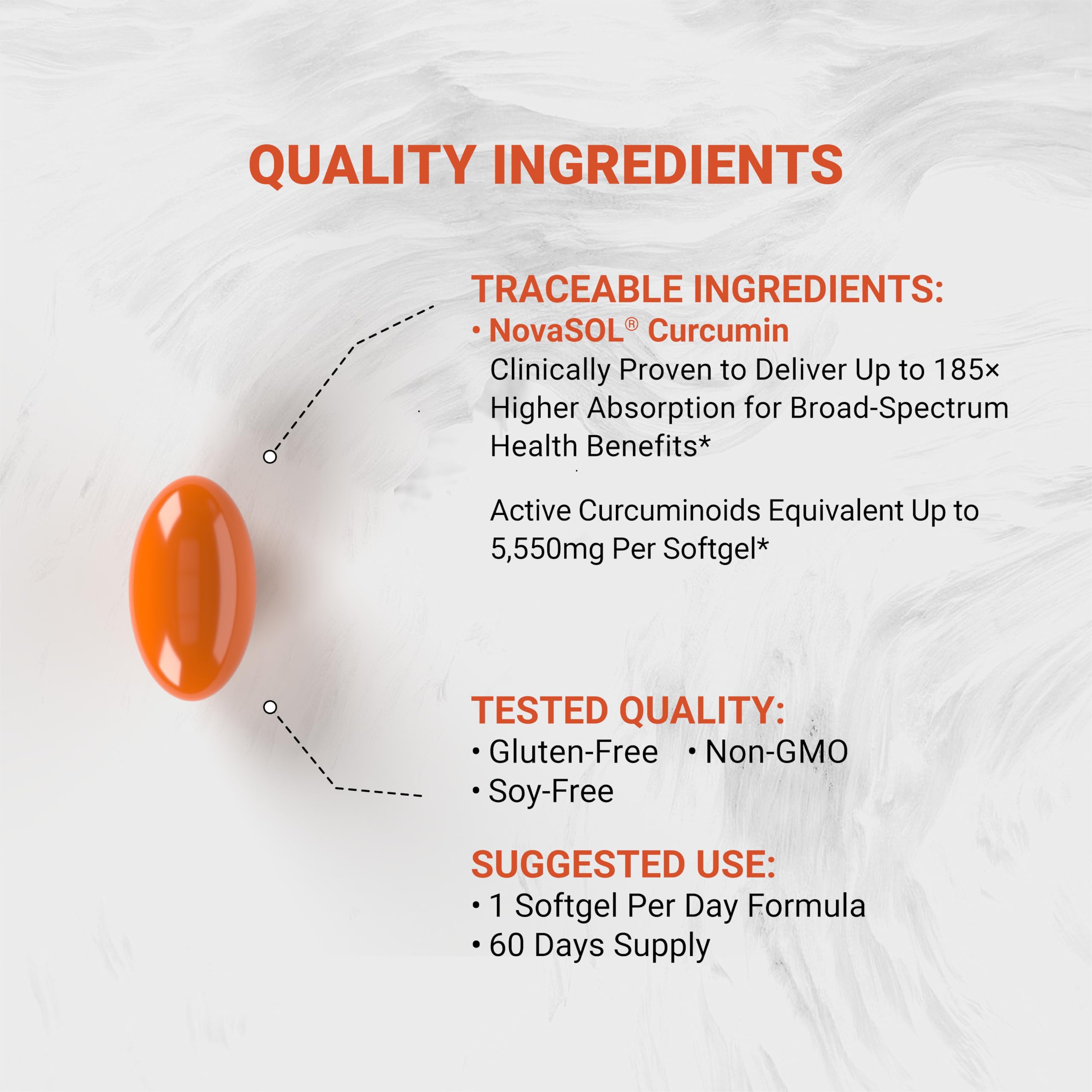 Naturalis NovaSOL Curcumin 500mg 60 Softgels | x185 Better Absorption* — Amazon image 3