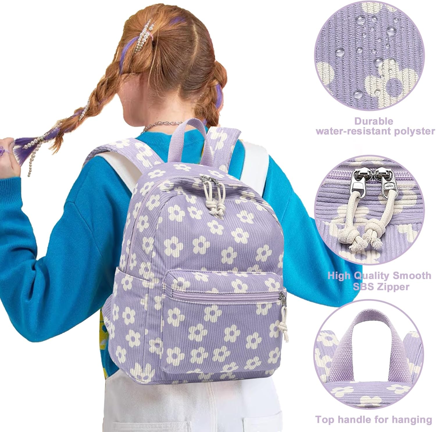 Bluboon Mini Backpacks for Girls Toddler Backpack Purse School Bookbag Kawaii Backpack Women,13 Inch, Small