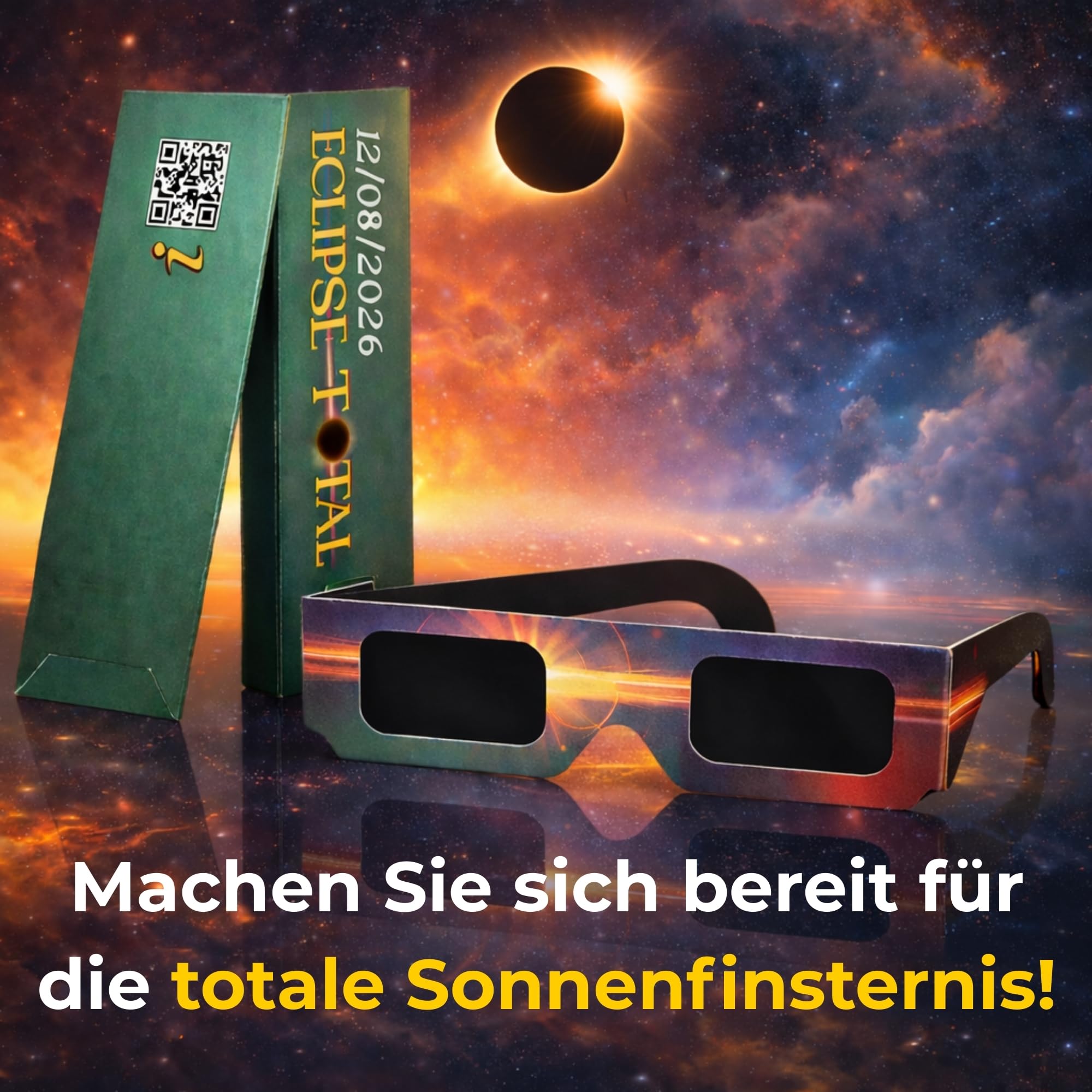 50er-Pack Sonnenfinsternisbrille CE ISO 12312-2