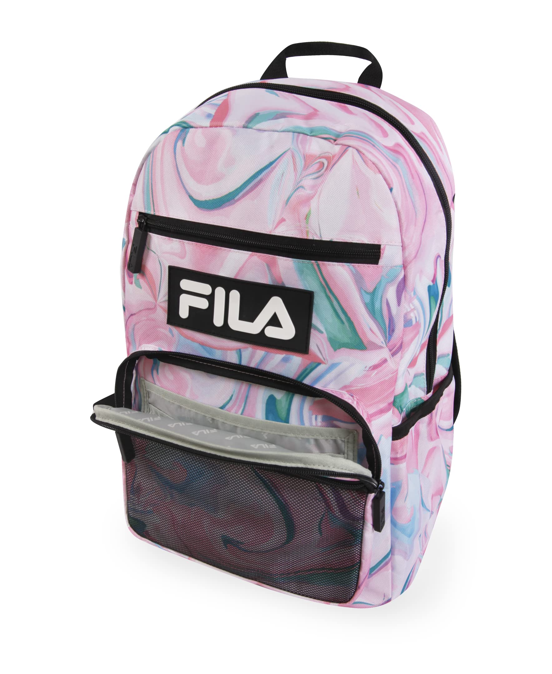 Fila Mochila unisex, Mármol rosa., Talla única, Vermont 2 - Mochila para portátil
