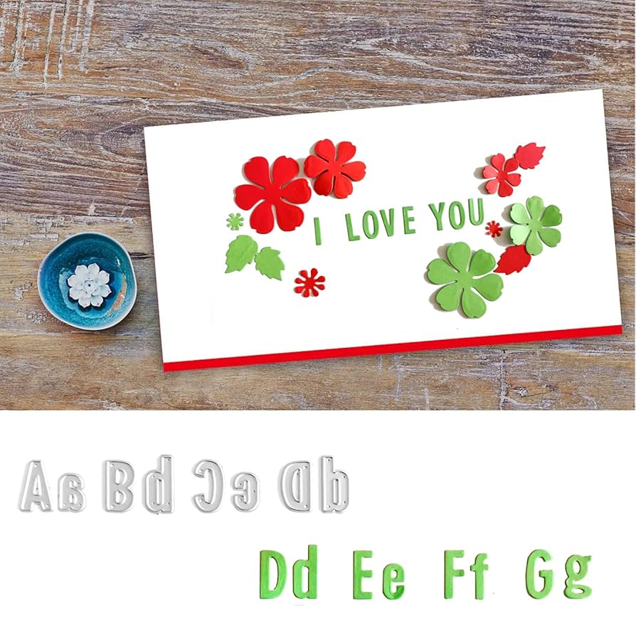 Amazon.co.jp: D.B.J カッティングダイ アルファベット 大文字